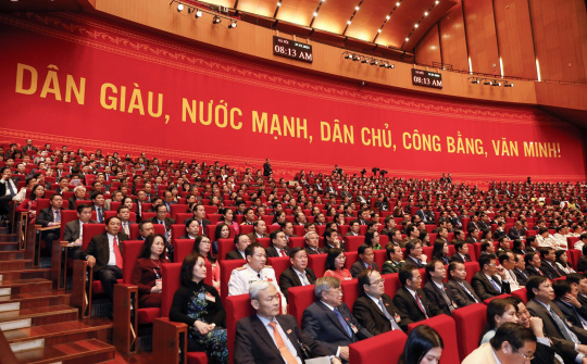 Thông cáo báo chí ngày làm việc thứ ba Đại hội XIII của Đảng