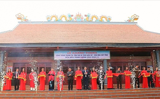 Lào Cai: Khánh thành công trình trùng tu, tôn tạo Đền Mẫu Trịnh Tường giai đoạn 1