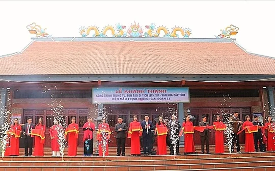 Lào Cai: Khánh thành công trình trùng tu, tôn tạo Đền Mẫu Trịnh Tường giai đoạn 1