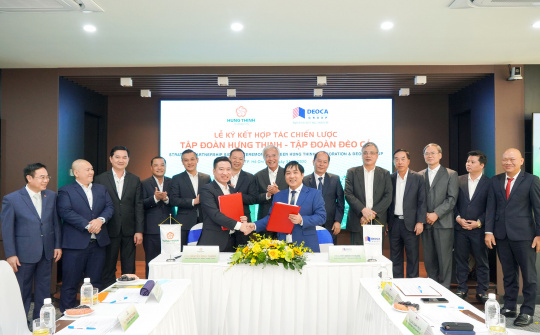 Tập đoàn Hưng Thịnh ký kết hợp tác chiến lược cùng Tập đoàn Đèo Cả