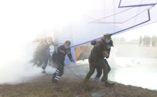 Triển khai diễn tập khẩn nguy sân bay 2020 tại Cảng HKQT Vân Đồn