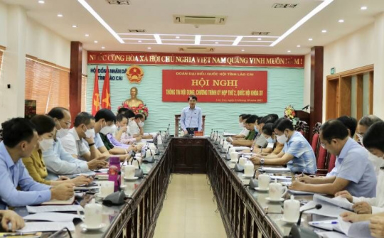 Lào Cai: Thông tin nội dung, chương trình kỳ họp thứ 2, Quốc hội khóa XV