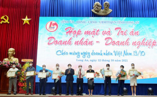 Long An: Tri ân doanh nhân trong những ngày “bình thường mới”