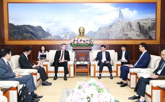 Lào Cai: Bí thư Tỉnh ủy tiếp xã giao Đoàn công tác Ngân hàng Phát triển châu Á (ADB)