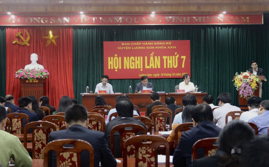 Huyện Lương Sơn(Hòa Bình): Hội nghị kiểm điểm công tác lãnh đạo thực hiện nhiệm vụ năm 2021