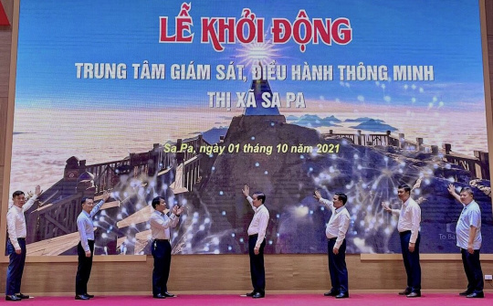 Thị xã Sapa khởi động hệ thống giám sát, điều hành thông minh