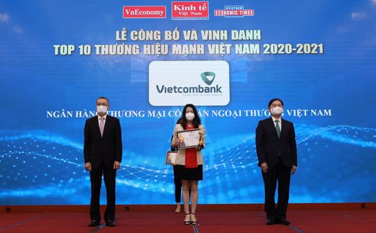Vietcombank - Top 10 Thương hiệu mạnh Việt Nam năm 2020-2021