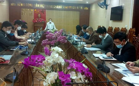 Nghệ An: Phó Chỉ huy phòng chống dịch COVID-19 tỉnh họp khẩn với TP Vinh và Nghi Lộc