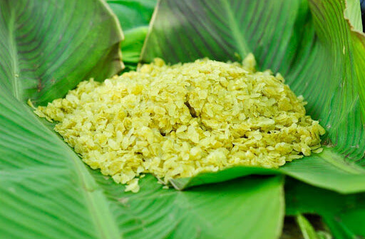 Thơm hương cốm xanh người Tày ở Việt Tiến