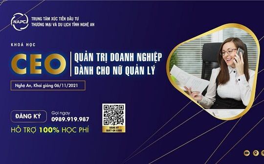Nghệ An: Mời đăng ký tham gia khóa học quản trị doanh nghiệp dành cho nữ quản lý