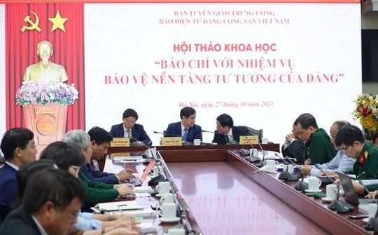 Báo chí với nhiệm vụ bảo vệ nền tảng tư tưởng của Đảng