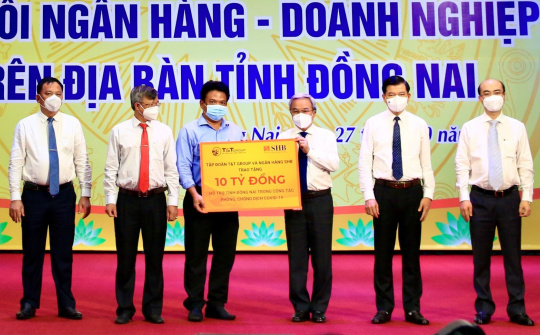 T&T Group và Ngân hàng SHB hỗ trợ gần 30 tỷ đồng giúp Ninh Thuận và Đồng Nai chống dịch