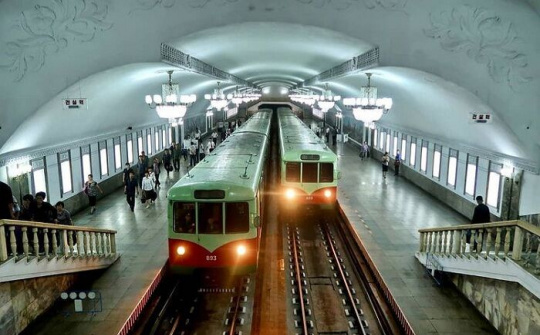 "Ngả mũ" trước tuyến đường sắt đô thị tại Triều Tiên