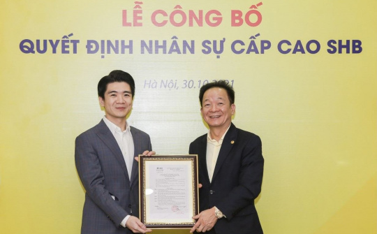 SHB bổ nhiệm ông Đỗ Quang Vinh làm Phó Tổng Giám đốc 