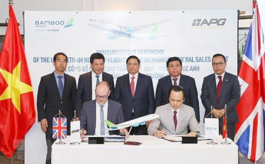 Công bố đường bay thẳng Việt Nam- Anh