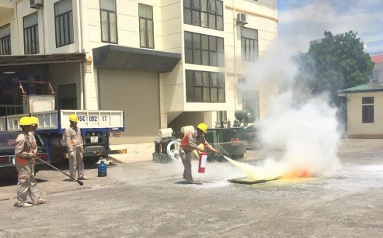 PC Ninh Bình đảm bảo an toàn phòng cháy chữa cháy trong sử dụng điện