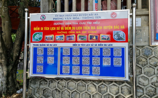 Huyện Bắc Hà sử dụng QR code để quảng bá du lịch