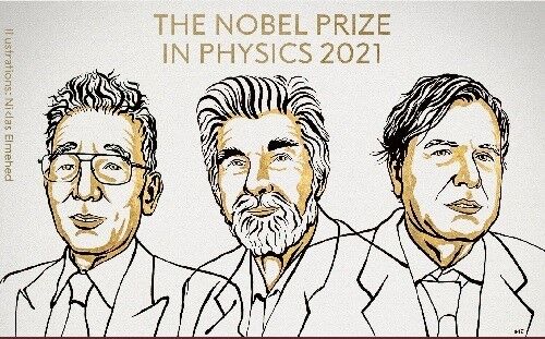 Ba nhà khoa học Ý, Mỹ và Đức giành Nobel Vật lý 2021