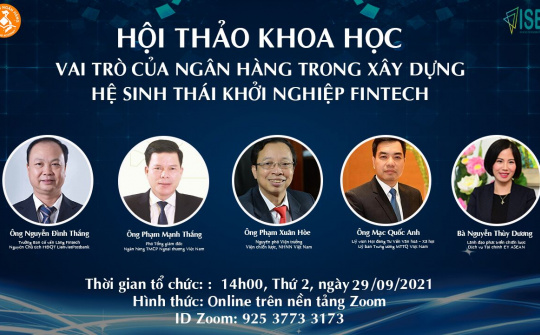 Vai trò của Ngân hàng trong xây dựng hệ sinh thái khởi nghiệp Fintech