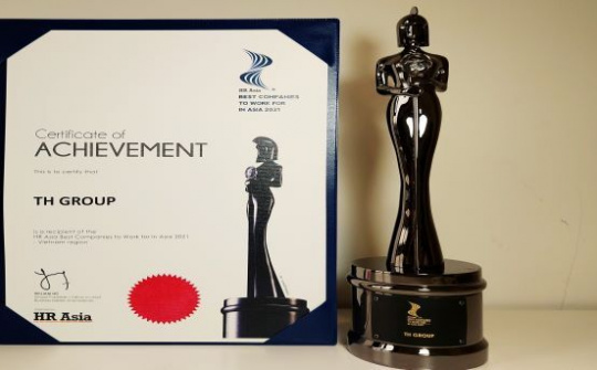 Tập đoàn TH: “Nơi làm việc tốt nhất Châu Á” năm 2021