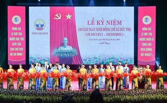 Nam Định: Long trọng kỷ niệm 110 năm ngày sinh đồng chí Lê Đức Thọ (10-10-1911 - 10-10-2021)