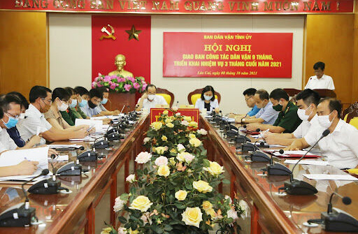 Lào Cai: Giao ban trực tuyến công tác dân vận 09 tháng đầu năm 2021