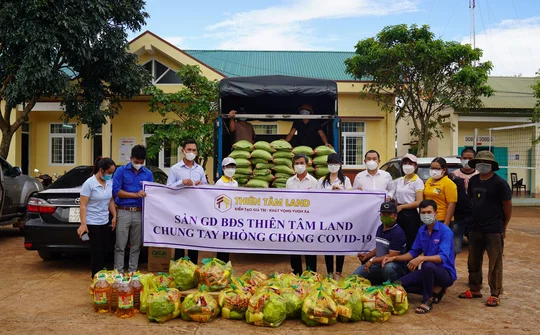 Thiên Tâm Land "chung tay cùng cộng đồng, hỗ trợ tuyến đầu phòng chống dịch"