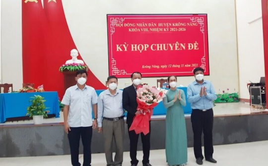 Đắk Lắk: Bổ nhiệm tân Chủ tịch huyện Krông Năng