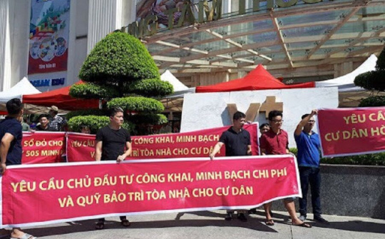 Hà Nội: Chuyển cơ quan điều tra chung cư chậm bàn giao phí bảo trì