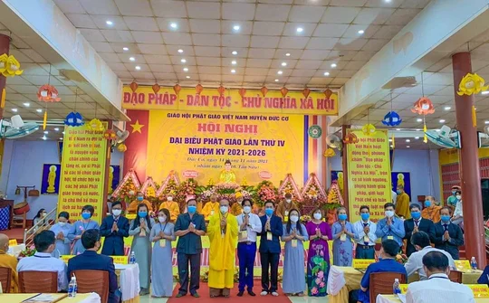 Gia Lai: Hội nghị Đại biểu Phật giáo huyện Đức Cơ lần thứ IV, nhiệm kỳ 2021 - 2026