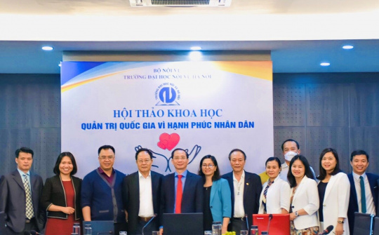 Hội thảo Khoa học “Quản trị Quốc gia vì hạnh phúc nhân dân”