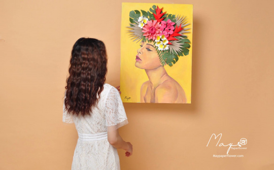 The house "Maypaperflower - art paper flowers" on the land of the Ancient Capita