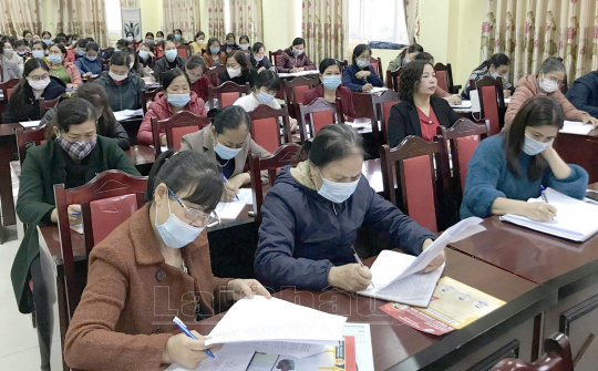 Lai Châu: Tập huấn kỹ năng cho cán bộ hội phụ nữ cơ sở