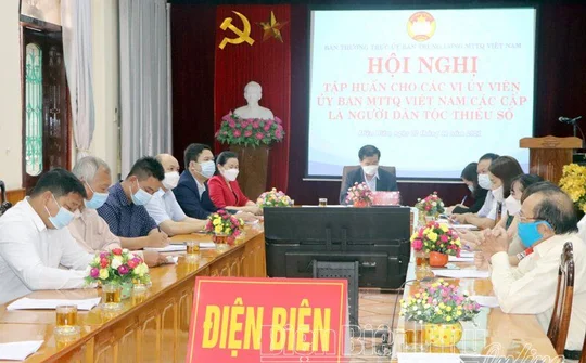 Điện Biên: Bồi dưỡng nghiệp vụ cho ủy viên MTTQ các cấp người dân tộc thiểu số