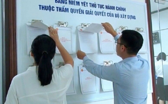 Bộ Xây dựng cắt giảm, đơn giản hóa quy định kinh doanh thuộc quản lý