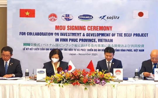 Vinamilk và Vilico ký ghi nhớ hợp tác 500 triệu USD trong chuyến công tác của Thủ tướng tại Nhật Bản