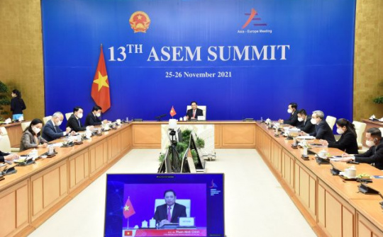 PM calls for equitable access to COVID-19 vaccines at ASEM Summit