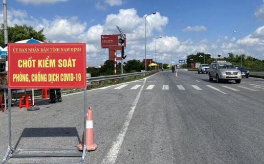 Nam Định dỡ trạm kiểm dịch, F2 được phép đi lại nếu tiêm đủ 2 mũi vắc xin