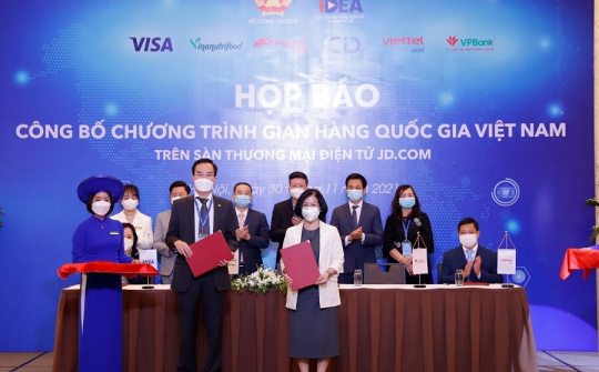 VPBank độc quyền hỗ trợ doanh nghiệp Việt tham gia Gian hàng Quốc gia Việt Nam trên JD.com