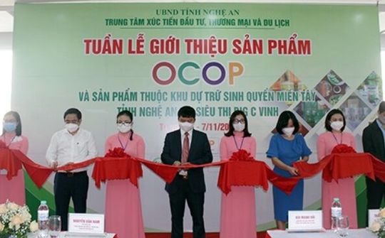 Tuần lễ giới thiệu sản phẩm OCOP và sản phẩm Khu dự trữ sinh quyển miền Tây tỉnh Nghệ An