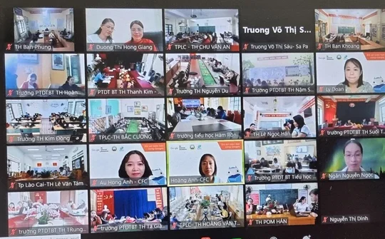 Lào Cai: Tập huấn dạy học trực tuyến cho giáo viên tiểu học