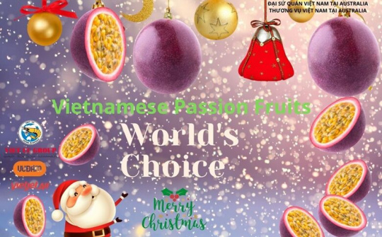 Xây dựng thương hiệu chanh leo Việt Nam tại Australia