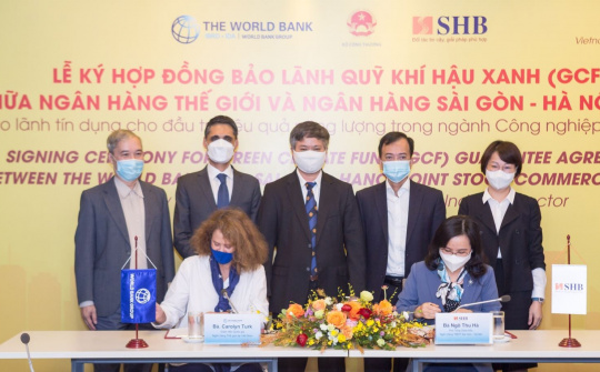 SHB và World Bank ký hợp đồng bảo lãnh GCF với tổng giá trị 75 triệu USD