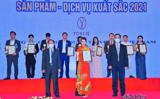 Công ty Cổ phần Quốc tế Yonlie Việt Nam đạt "Sản phẩm dịch vụ xuất sắc" năm 2021