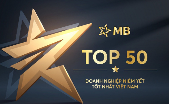 MB vào Top 50 công ty niêm yết tốt nhất Việt Nam 2021 của Forbes