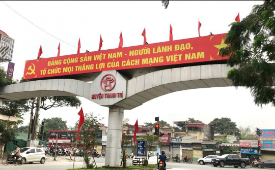 Huyện Thanh Trì (Hà Nội): Đẩy mạnh xây dựng huyện phát triển thành quận