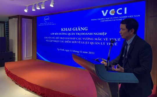 Nghệ An: Hỗ trợ giải đáp các vướng mắc về thuế, cập nhật các điểm mới về Luật Quản lý thuế năm 2021