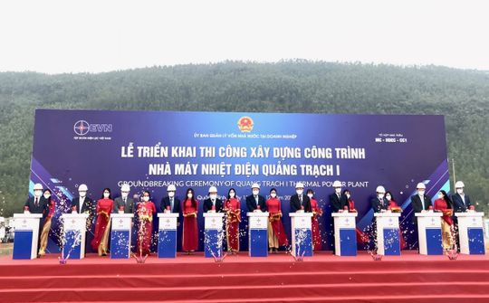 EVN và Quảng Bình khởi công xây dựng Nhà máy nhiệt điện Quảng Trạch I