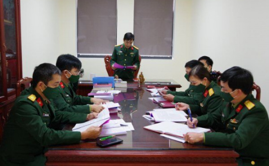 Nâng cao chất lượng công tác tham mưu, chỉ đạo xây dựng chính quy ngành trên tất cả các mặt