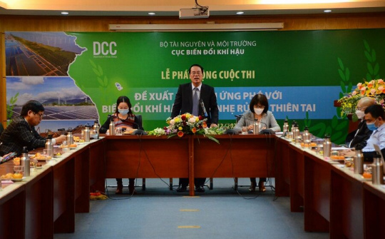 Phát động cuộc thi “Đề xuất mô hình ứng phó với biến đổi khí hậu, giảm nhẹ rủi ro thiên tai”